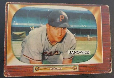 1955 Bowman #114 Vic Janowicz - Image 1 of 2