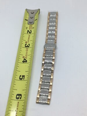 New DKNY Watch Parts Band Replacement No Pins Stainless Steel Links 2Tone A915 - Image 1 of 4