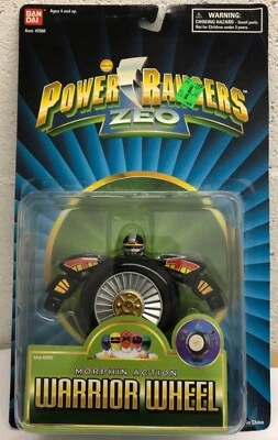 Power Rangers Zeo 5" Warrior Wheel With Morphin Action Bandai (Mint On Card)  - image 1 of 3