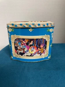 Disney Dose mit animierten Szenen mit Klappdeckel Made in England Bonbondose 1985 - Bild 1 von 13
