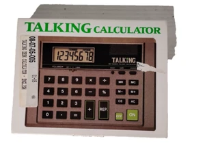 Talking Calculator – Big Button Voice Output – 8-Digit Display – Desk Model - Picture 1 of 7