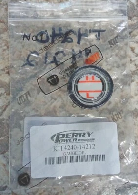 New Genuine OEM Kioti Transmission, Front Axle Oil Gauge Sight Glass T4240-14212 - Image 1 of 3