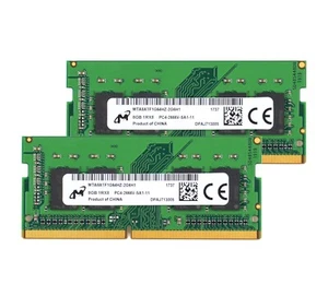 Micron 2x 8GB 1RX8 PC4-21300 DDR4 2666V 1.2V SODIMM Laptop Memory RAM Intel - Picture 1 of 6