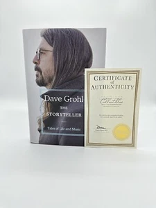 DAVE GROHL SIGNED THE STORYTELLER BOOK Hardcover First Ed FOO FIGHTERS COA - Imagen 1 de 4