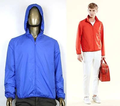 Nueva Chaqueta Cortavientos Auténtica Gucci Para Hombres Techno Poly 347509 Foto 1 de 2