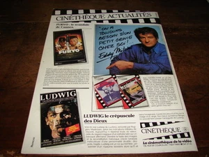 EDDY MITCHELL - PUBLICITE CINETHEQUE !!!!!!!!!!! - Imagen 1 de 1