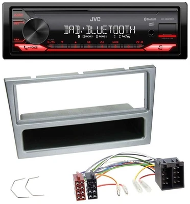 JVC Bluetooth USB DAB MP3 Autoradio für Opel Combo C Corsa C Meriva Tigra 2000-2 - Bild 1 von 4