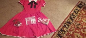 Rot & Weiß Weihnachten Cosplay mit Zubehör Größe Medium - Bild 1 von 4