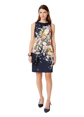 Hobbs MOIRA FLORAL Tulip Pencil VESTIDO Azul Marino Reino Unido 6 PVP £149 - Imagen 1 de 4