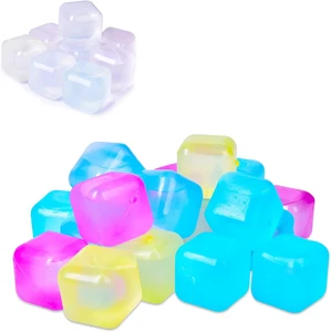 Farbwechselnde wiederverwendbare Eiswürfel, 60er Pack Kunststoff Eiswürfel für Getränke, Cocktail - Bild 1 von 16