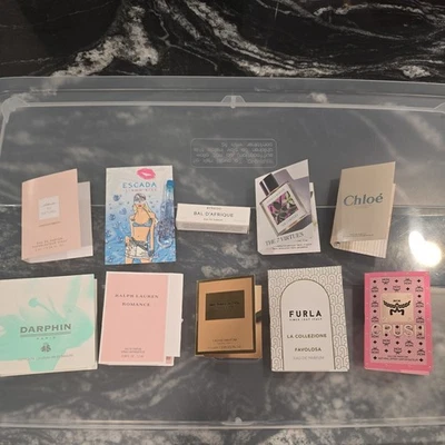 Pack de 10 muestras de fragancias de diseño de alta gama - Set 4 Foto 1 de 4