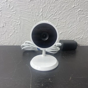 Amazon Cloud Cam 1080p Indoor Security Camera Key PB04JL White Works with Alexa - Picture 1 of 5