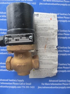 Magnatrol 1/2" Tipo L, Porta Completa 120v 300psi, NC, 400'F, Bronzo, 14L42-H, Mai Usato - Foto 1 di 7