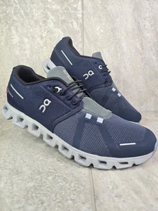 On Cloud 5 Navy Men’s Running Athletic Comfort Shoes Size 10.5 New Navy Green - Picture 1 of 9