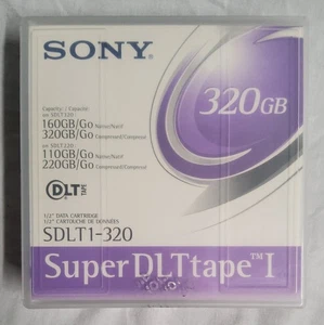 Sony SDLT1-320 Super DLT Tape I 320 Go 1/2" cartouche de données. SW158 - Photo 1/2
