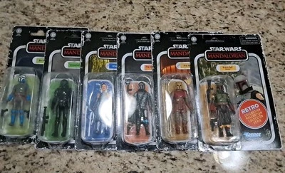 Star Wars The Retro Collection: Мандалорец Лот из 6 Боба Фетт, Асока, Оружейник - Изображение 1 из 4