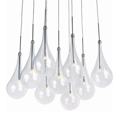 ET2 E20516 Colgante LED Cromo/Claro Larmes 12" Foto 1 de 2