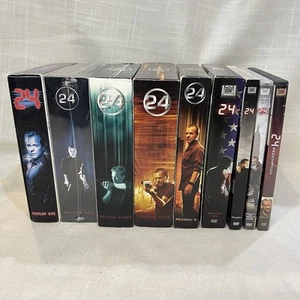 24 Series Seasons 1 2 3 4 5 6 7 8 ~ 1-8 DVDs + Redemption ~ KIEFER SUTHERLAND - Picture 1 of 7