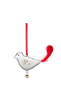 Holmegaard Weihnachtsvogel 2025, klein, Ann-Sofi Romme, mundgeblasenes Glas - Bild 1 von 2