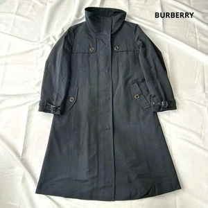 Gabardina Burberry London Nova Check negra plantilla abrigo 40 forro desmontable - Imagen 1 de 24