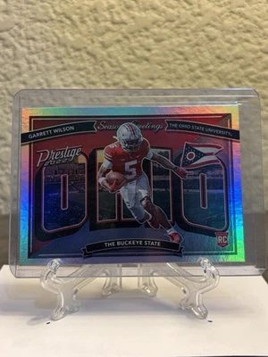 2022 Panini Prestige - Seasons Greetings Garrett Wilson #SG-7 (RC) - Image 1 of 2