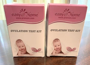 Easy Home Ovulation Kits 2 Packs 50 Total Ovulation 20 Total Pregnancy Exp 2027 - Picture 1 of 10