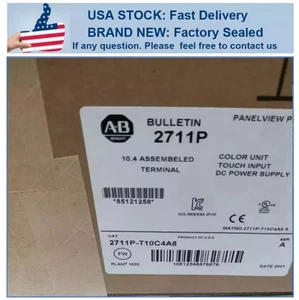 AB 2711P-T10C4A8 PANELVIEW 1000 PLUS 6 CON 2711P T10C4A8 nuevo - Imagen 1 de 6