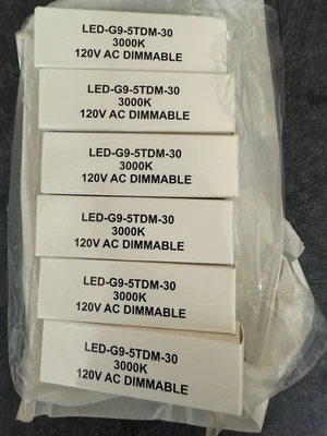 ARTIVA 3000K 40-Watt Equivalent G9 Dimmable LED Light Bulb (Set of 6) - Image 1 of 4