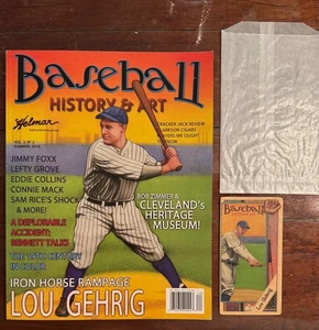 Baseball Geschichte & Kunst Magazin einschließlich Lou Gehrig Karte Sommer 2016 - Bild 1 von 3