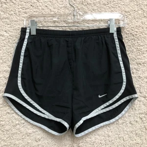 Pantalones Cortos Nike Extra Pequeños Adultos Negros Dri Fit Swoosh Atléticos Tiro Alto Para Mujer XS - Imagen 1 de 7