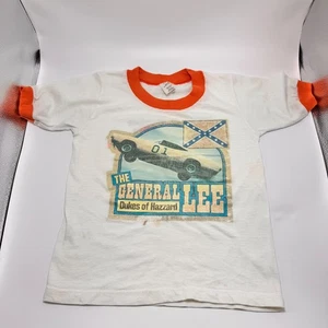 Vintage The Dukes of Hazzard General Lee t-shirt small (6-8) Sport-T by Stedman - Picture 1 of 13
