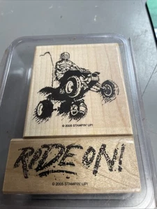 Stampin' Up!  RIDE ON! ATV Quad Honda Kawasaki Yamaha Polaris Can Am - Imagen 1 de 5