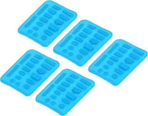 MECCANIXITY 80pcs Port USB Prises Couvercles Bouchons Silicone Anti Poussière Bleu - Photo 1 sur 7