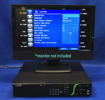 Speco D16DS3TB 16-Channel Digital Video Recorder DVR w/ Power Supply ✅ SHIPPED ✅ - Image 1 of 4