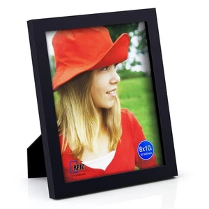 8x10 Picture Frames Made of Solid Wood High Definition Glass for Table Top Di... - Picture 1 of 9