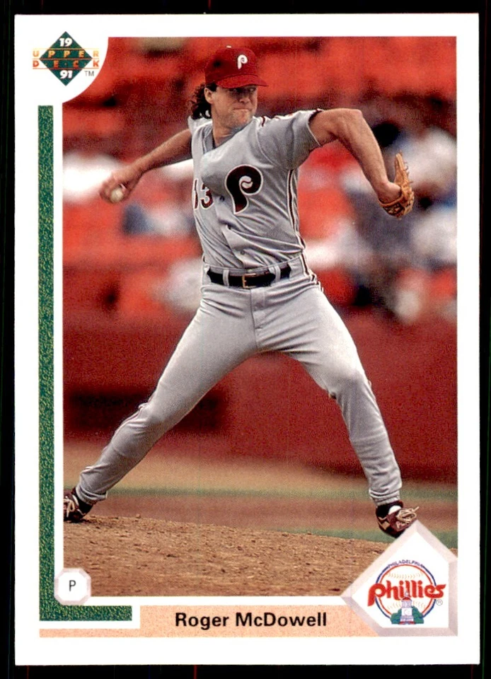 1991 Upper Deck Roger McDowell Baseball Cards #406 - Image 1 of 2