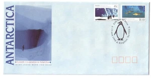 1990 FDC. AAT. Antarctic Scientific Cooperation. Penguin Pict.FDI "KINGSTON" - Picture 1 of 1