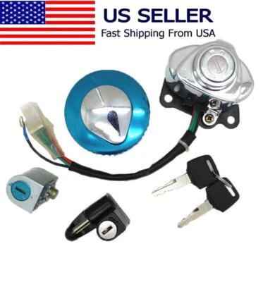 Lock Set suitable For Honda VTX1300C A VTX1300R A VTX1300S A 2005-2009 - Image 1 of 4