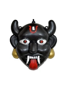 Nazar Battu Evil Eye Protector Mahakal Face MasK Wall Hanging For Home & Shops - Photo 1 sur 3