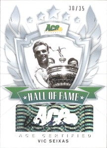 2013 Ace Authentic Hall of Fame Legends Autographs #HOFVS1 Vic Seixas/35