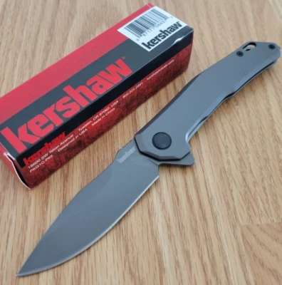 Cuchillo Plegable Kershaw Helitack 3.25" 8Cr13MoV Hoja de Acero PVD/Acero Inoxidable Foto 1 de 4