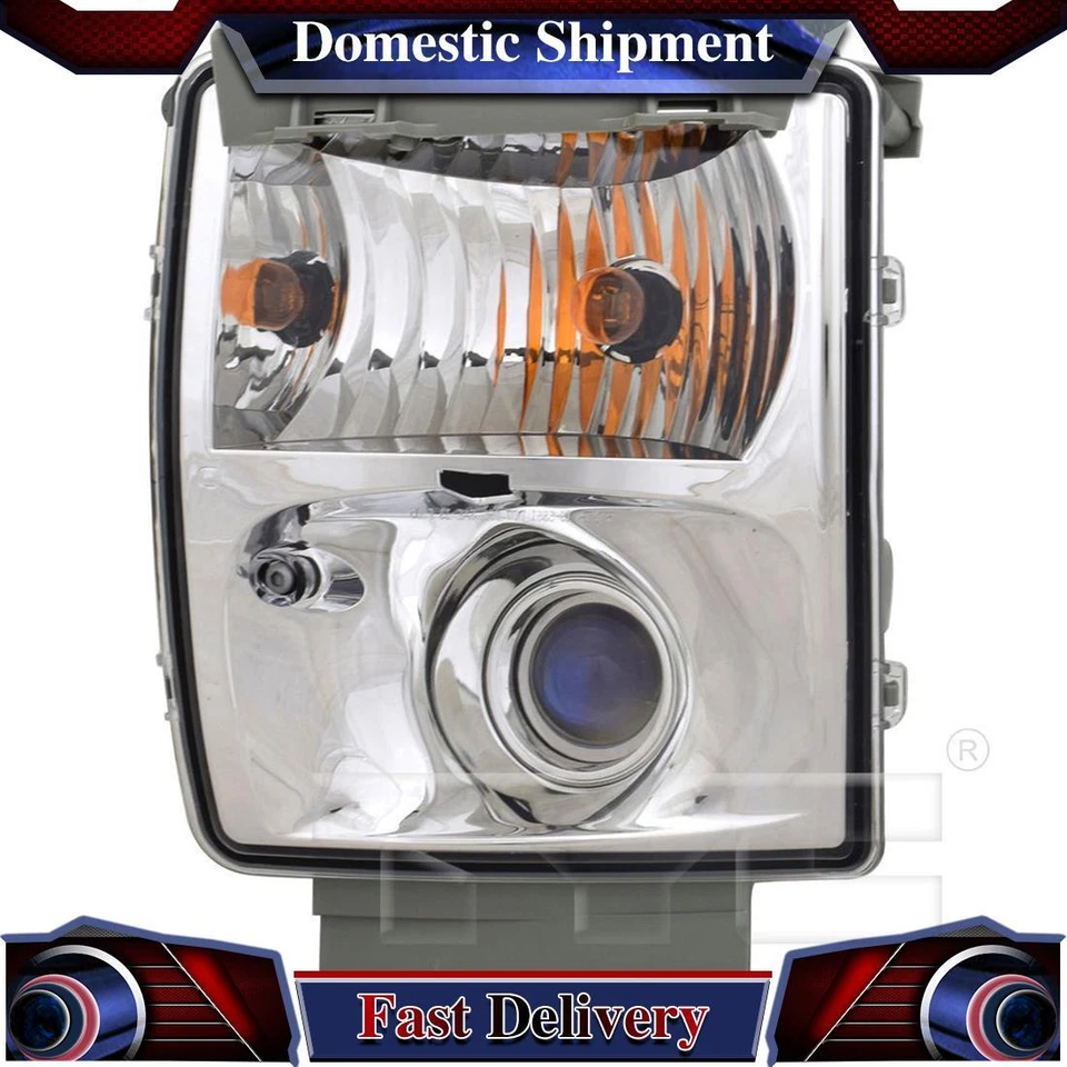 1X TYC Front Left Turn Signal / Fog Light Assembly For 2005-2011 Cadillac STS - Image 1 of 4