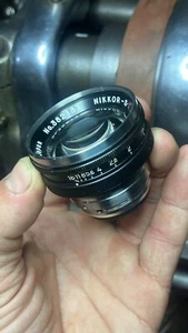 Nikon Nikkor 5cm 50mm f1.4 S Nippon Kogaku Rangefinder Lens Black Japan - Picture 1 of 5