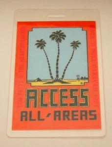 Tom Petty Heartbreakers Rock & Roll Tour Caravan 1987 BackStage Pass Otto NOS - Picture 1 of 3