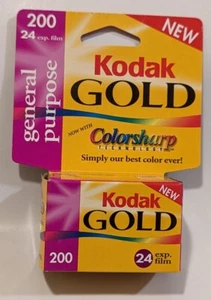 Kodak Gold 200 Speed Film; Stored In Freezer, Expired 08/1999 - 35 mm, 24 exp - Picture 1 of 5