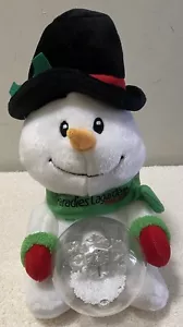 Animierter stürmischer Schneemann Plüsch, Musik und Lichter - Bild 1 von 9