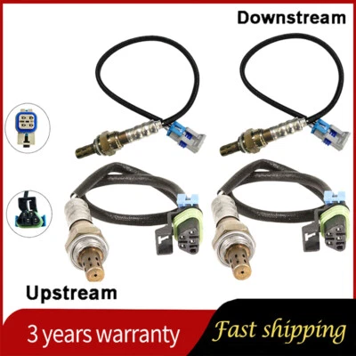 4 датчика кислорода вверх + вниз для 2003-06 Hummer H2 GMC Sierra 1500 6,0 л V8 Chevy SS - Изображение 1 из 4