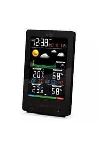 Acctim Ermir 6 in 1 Barometric Weather Station Outdoor Sensor VA Display Grey - Picture 1 of 5