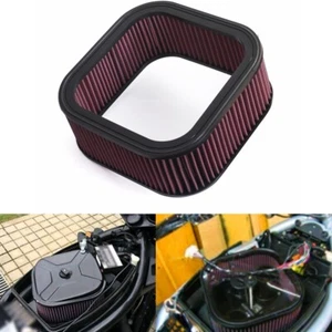 Air Filters Kit For Harley V-ROD VRSCF VRSCDX VRSCAW VRSCR VRSCD VRSCB VRSCA Red - Picture 1 of 9