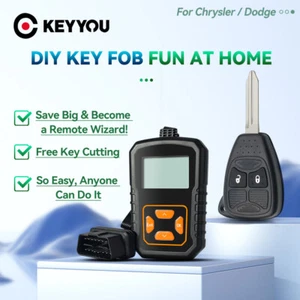 KEYYOU Programmer OBD Remote Key For Dodge Nitro Chrysler 300C Tourer 2005-2008 - Imagen 1 de 7